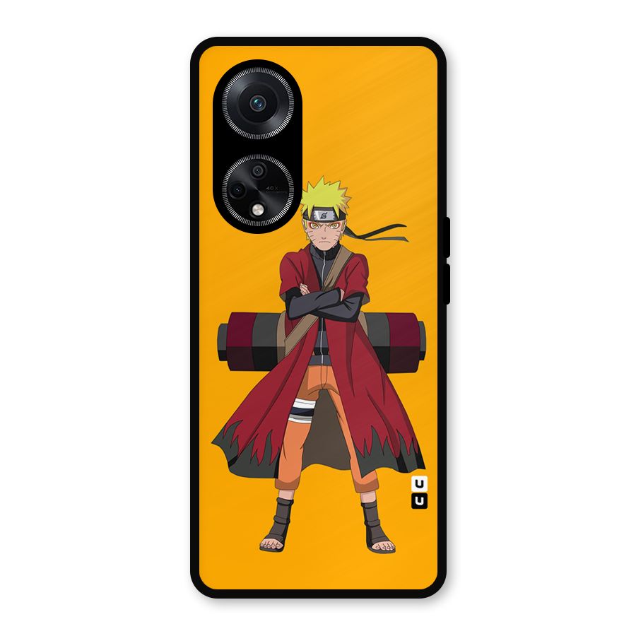 Naruto Uzumaki Art Metal Back Case for Oppo F23