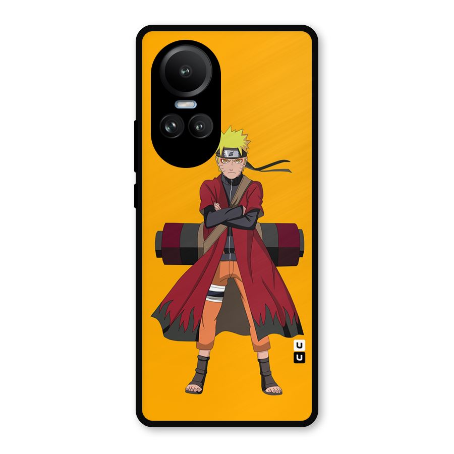 Naruto Uzumaki Art Metal Back Case for Oppo Reno10