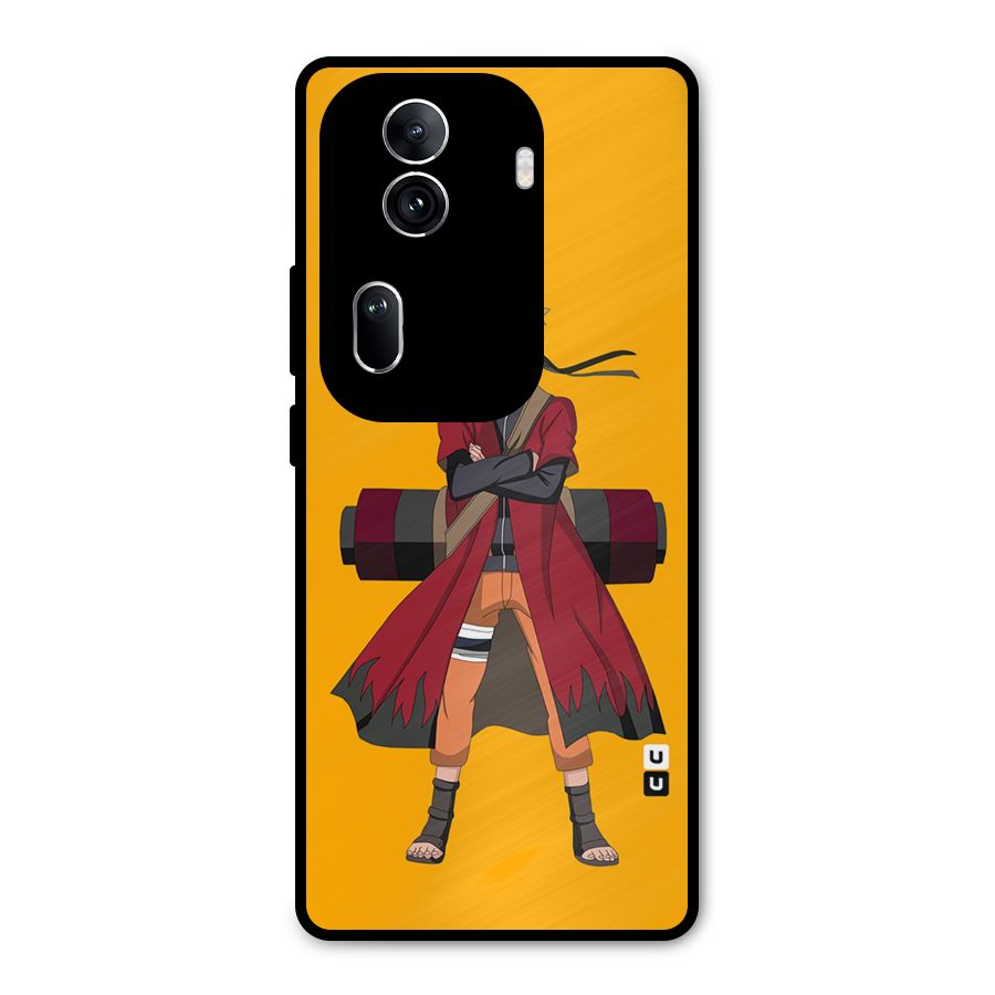 Naruto Uzumaki Art Metal Back Case for Oppo Reno11 Pro 5G