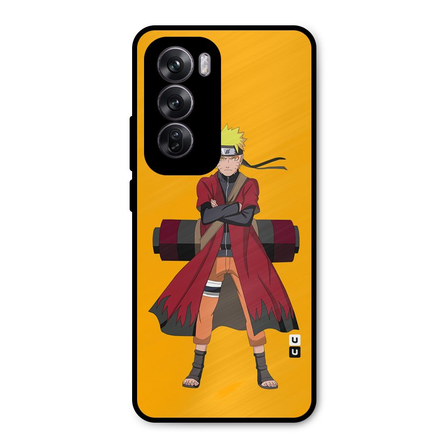 Naruto Uzumaki Art Metal Back Case for Oppo Reno12 Pro