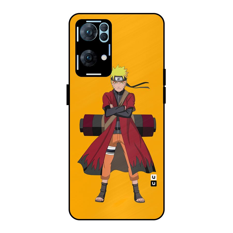 Naruto Uzumaki Art Metal Back Case for Oppo Reno7 Pro 5G
