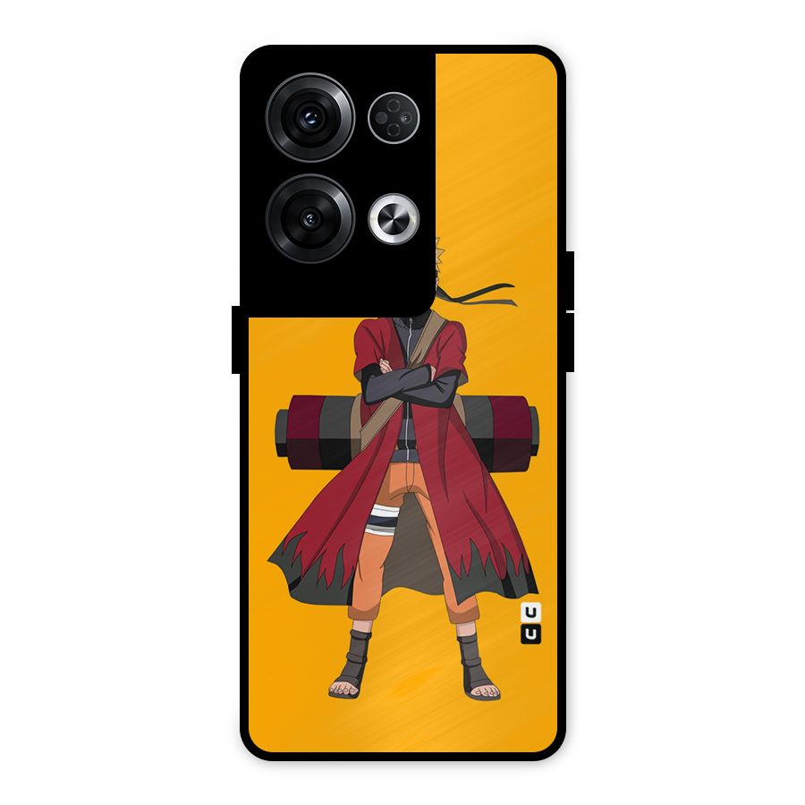 Naruto Uzumaki Art Metal Back Case for Oppo Reno8 Pro 5G