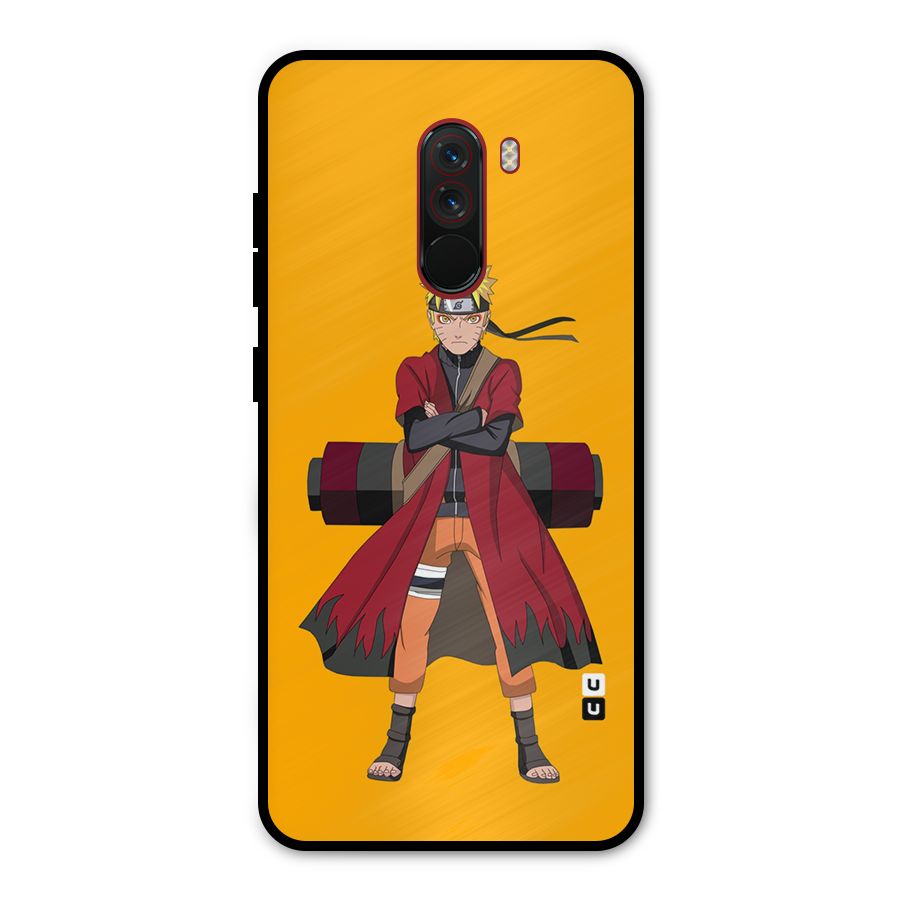 Naruto Uzumaki Art Metal Back Case for Poco F1
