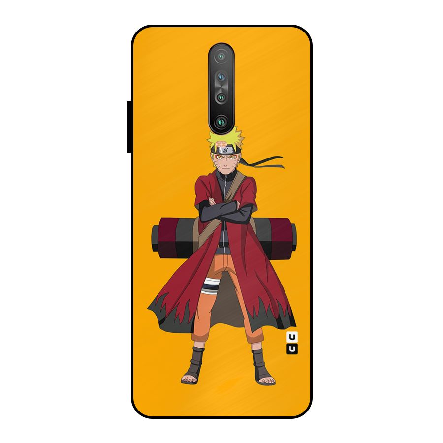 Naruto Uzumaki Art Metal Back Case for Poco X2