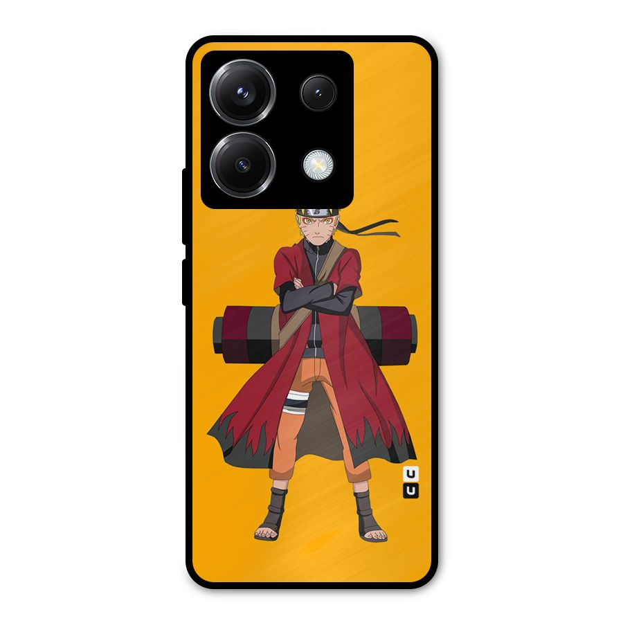 Naruto Uzumaki Art Metal Back Case for Poco X6
