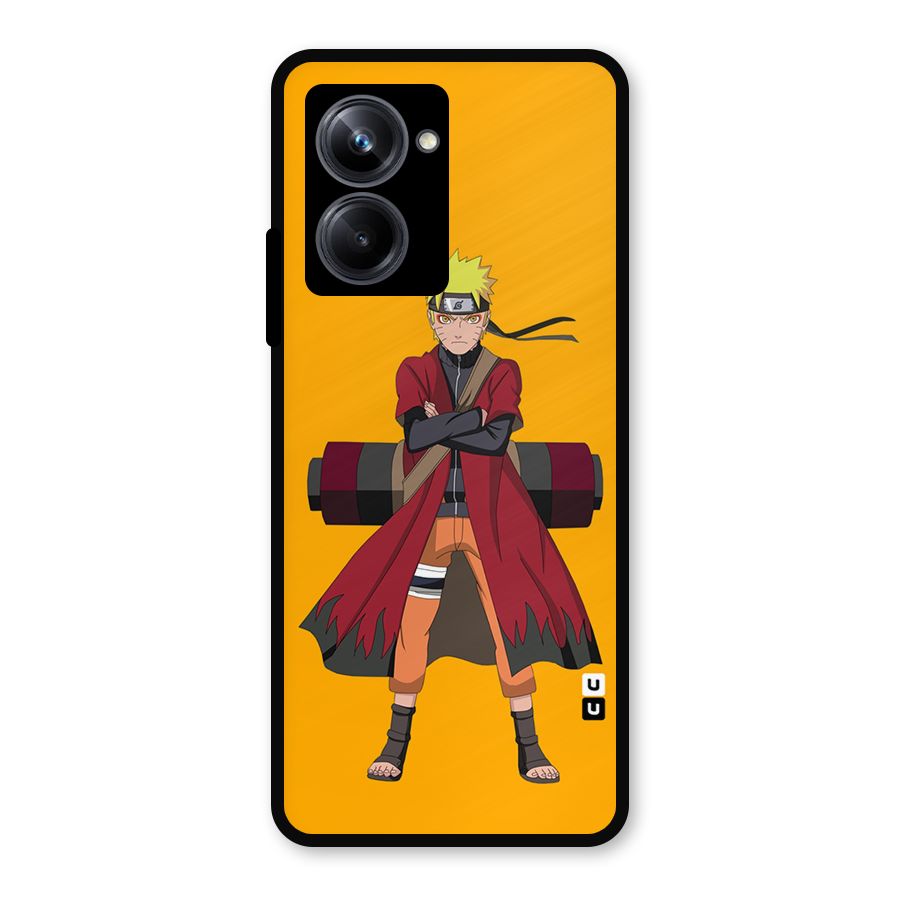 Naruto Uzumaki Art Metal Back Case for Realme 10 Pro