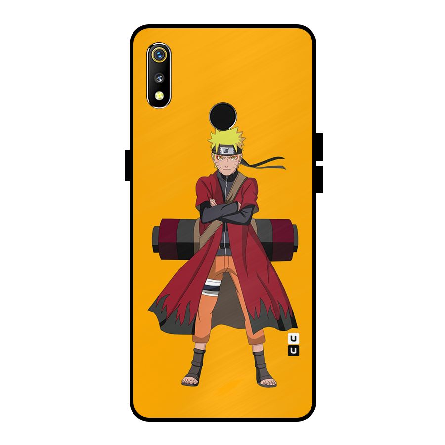 Naruto Uzumaki Art Metal Back Case for Realme 3