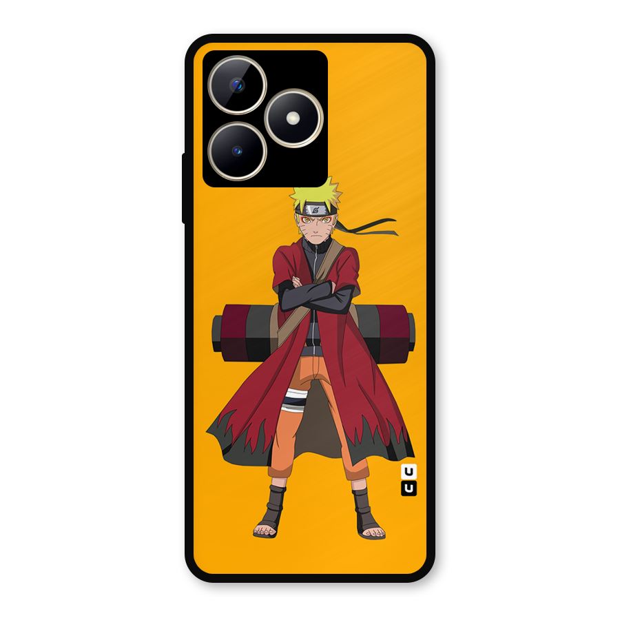 Naruto Uzumaki Art Metal Back Case for Realme C53