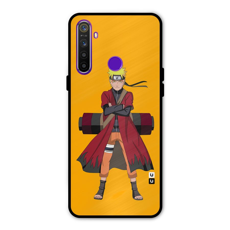 Naruto Uzumaki Art Metal Back Case for Realme Narzo 10