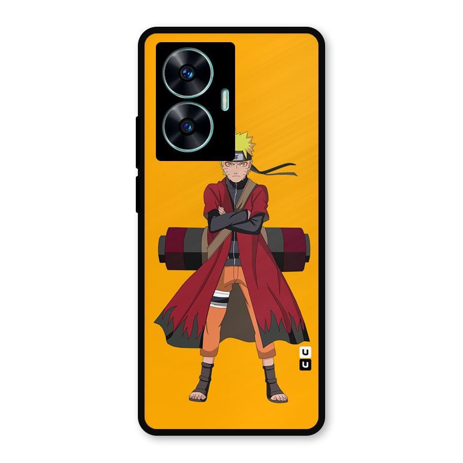 Naruto Uzumaki Art Metal Back Case for Realme Narzo N55
