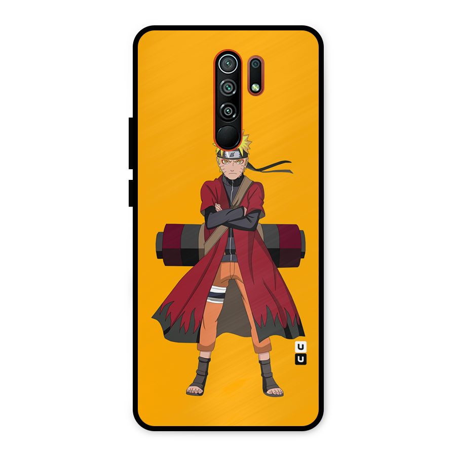Naruto Uzumaki Art Metal Back Case for Redmi 9 Prime