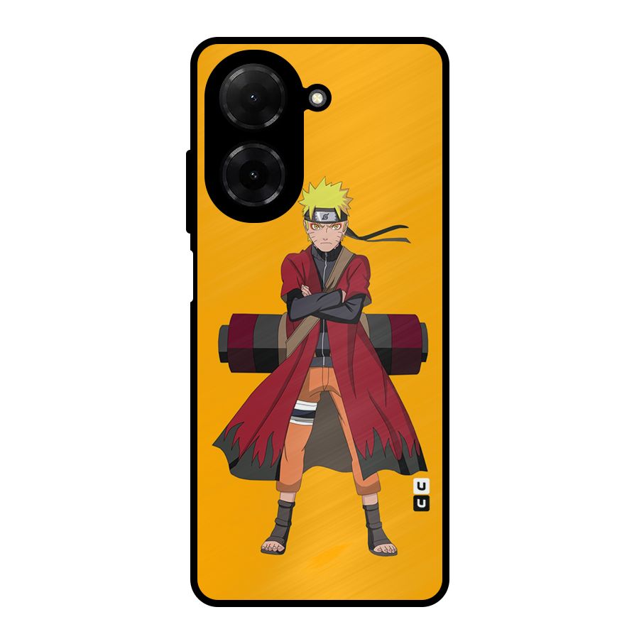 Naruto Uzumaki Art Metal Back Case for Redmi A5 4G