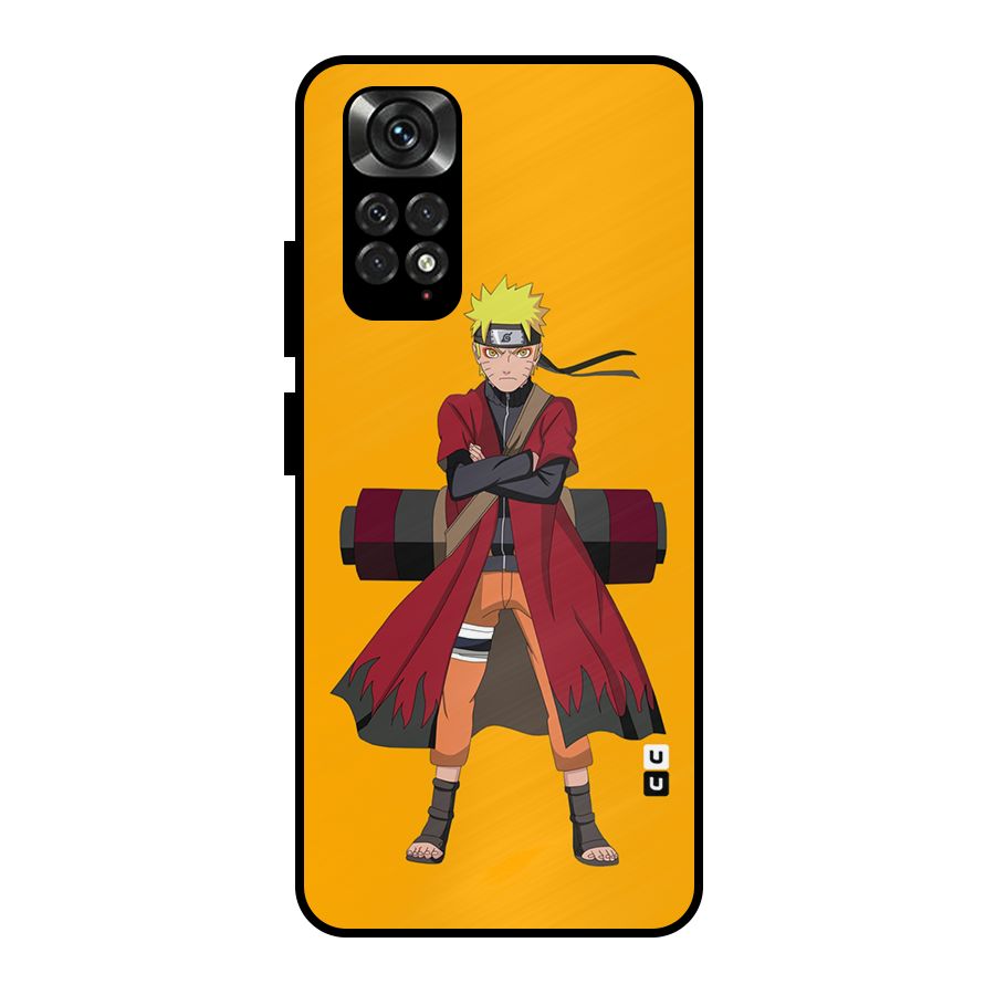 Naruto Uzumaki Art Metal Back Case for Redmi Note 11 Pro