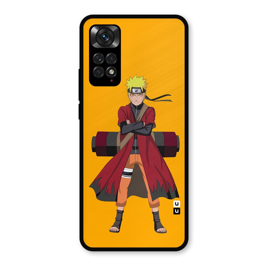 Naruto Uzumaki Art Metal Back Case for Redmi Note 11s