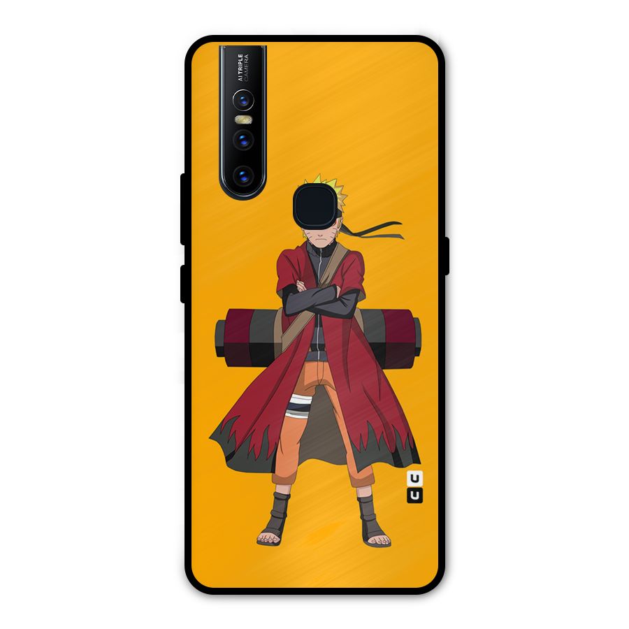 Naruto Uzumaki Art Metal Back Case for Vivo V15