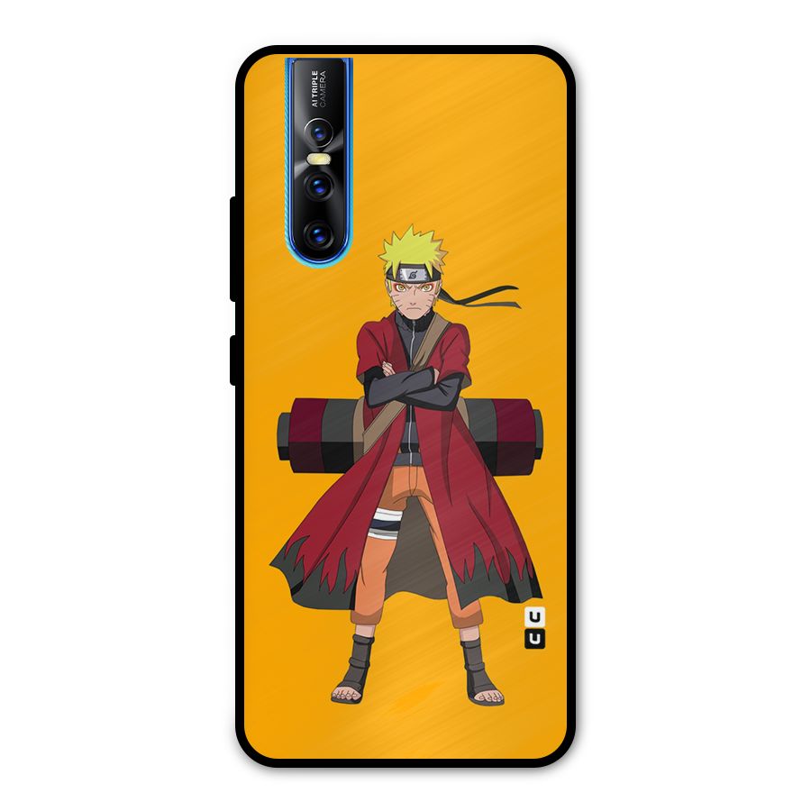 Naruto Uzumaki Art Metal Back Case for Vivo V15 Pro