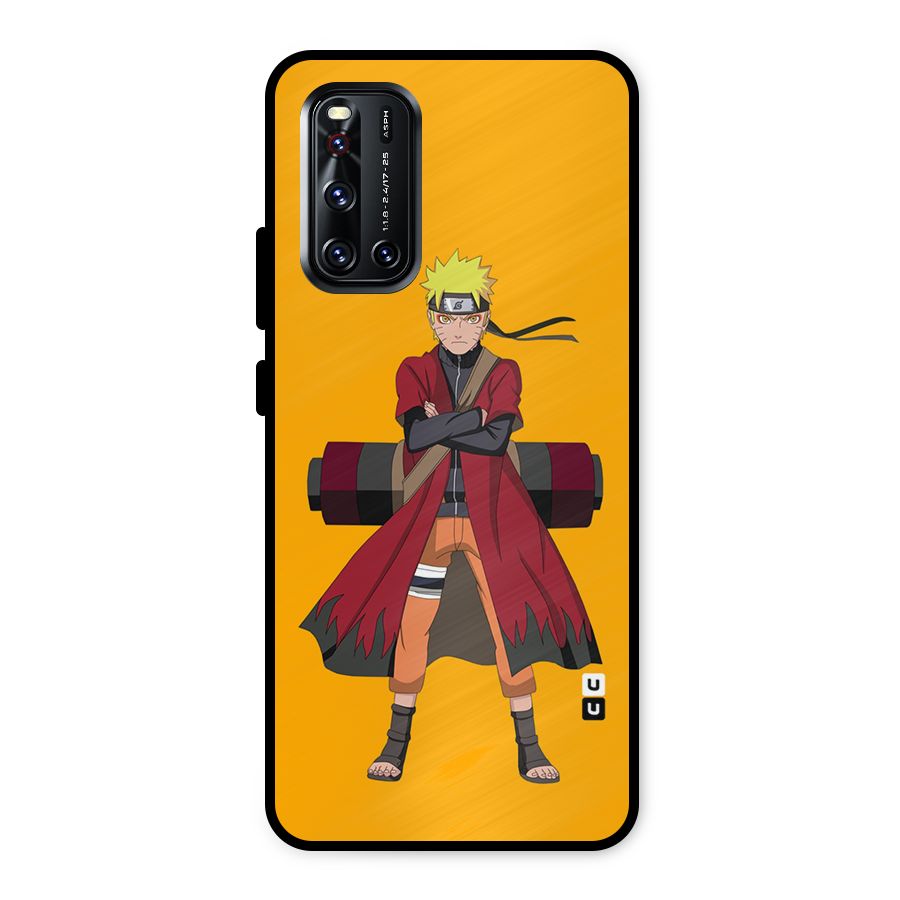 Naruto Uzumaki Art Metal Back Case for Vivo V19