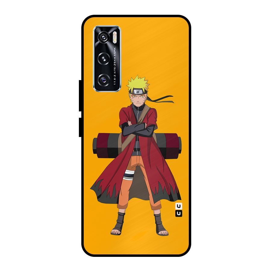 Naruto Uzumaki Art Metal Back Case for Vivo V20 SE