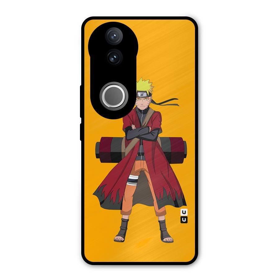 Naruto Uzumaki Art Metal Back Case for Vivo V50