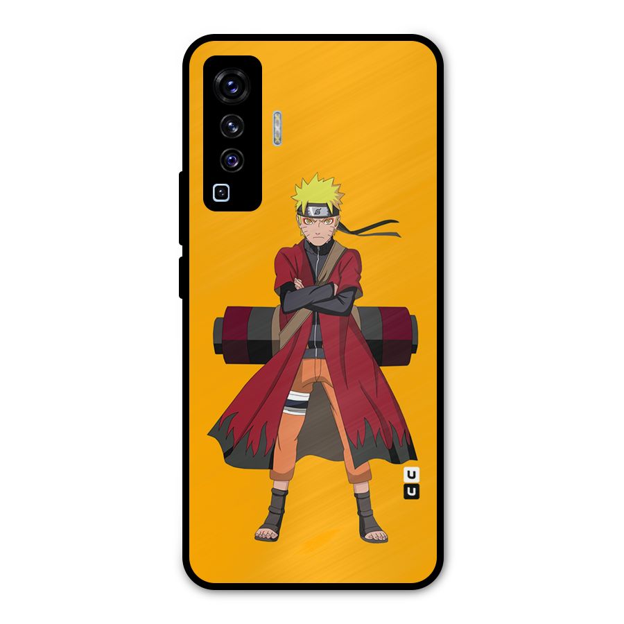 Naruto Uzumaki Art Metal Back Case for Vivo X50