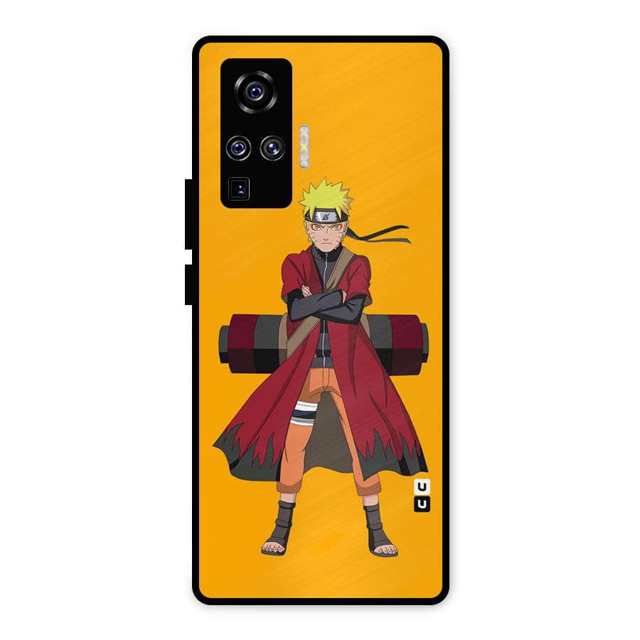 Naruto Uzumaki Art Metal Back Case for Vivo X50 Pro