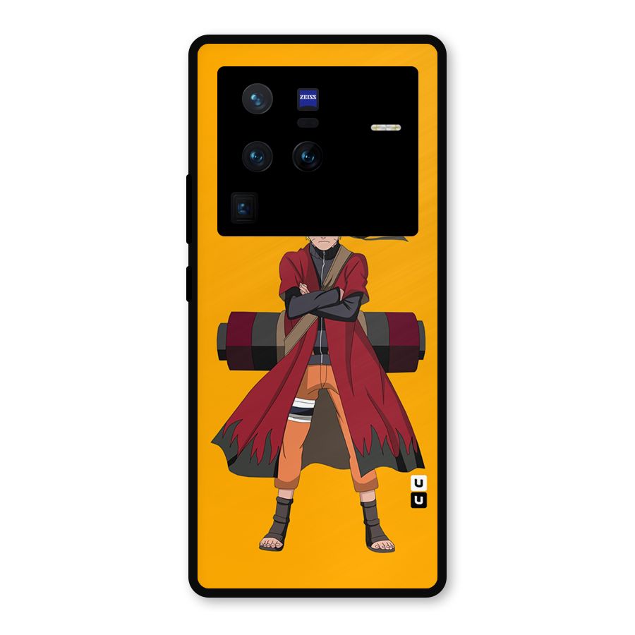 Naruto Uzumaki Art Metal Back Case for Vivo X80 Pro