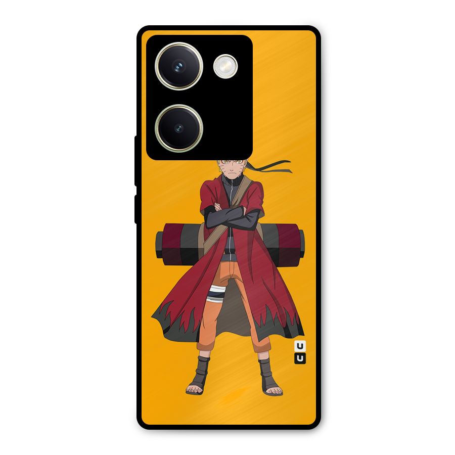 Naruto Uzumaki Art Metal Back Case for Vivo Y200 Pro