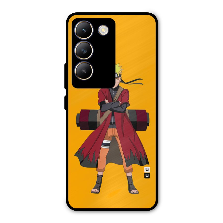 Naruto Uzumaki Art Metal Back Case for Vivo Y200e