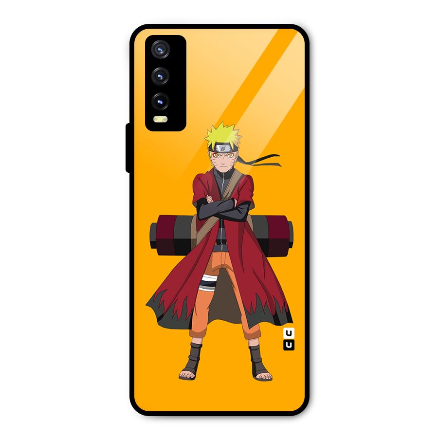Naruto Uzumaki Art Metal Back Case for Vivo Y20g