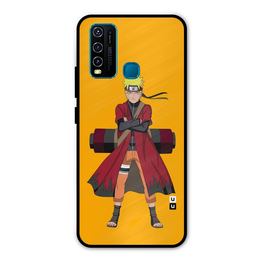 Naruto Uzumaki Art Metal Back Case for Vivo Y50