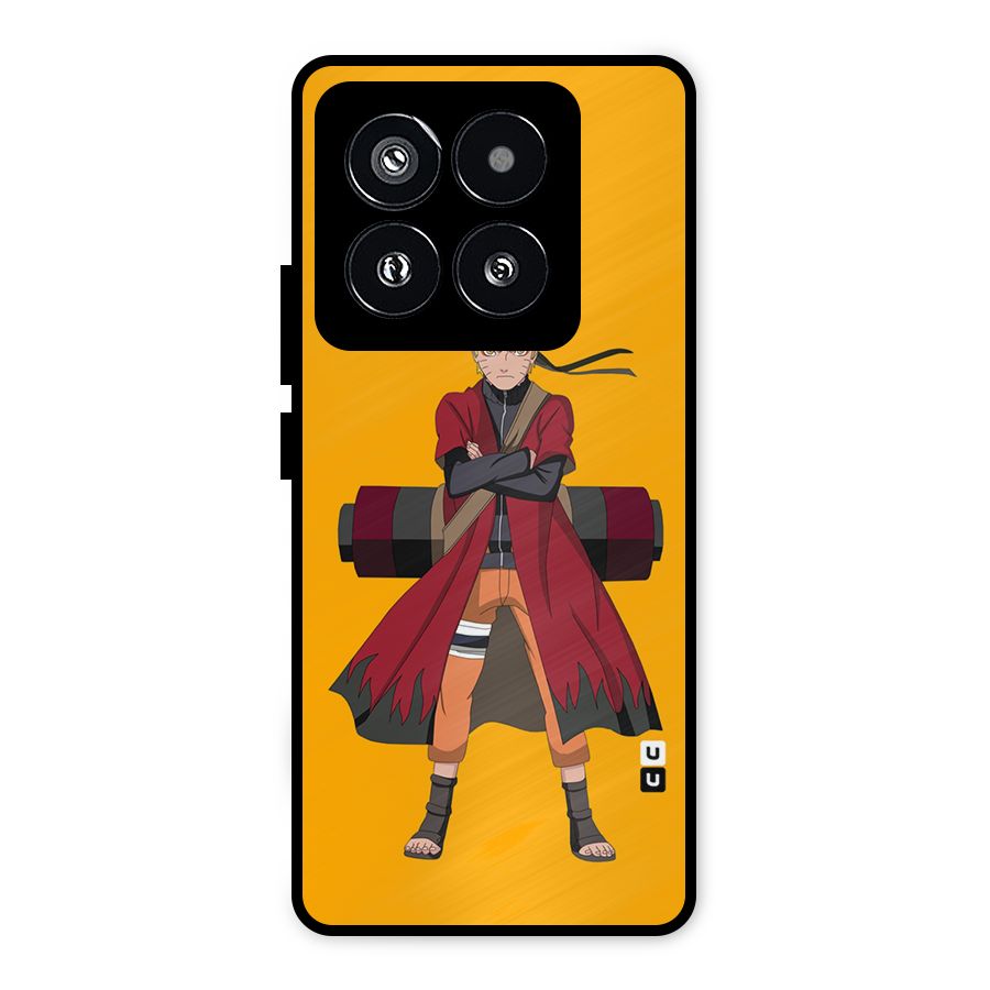 Naruto Uzumaki Art Metal Back Case for Xiaomi 14 Pro
