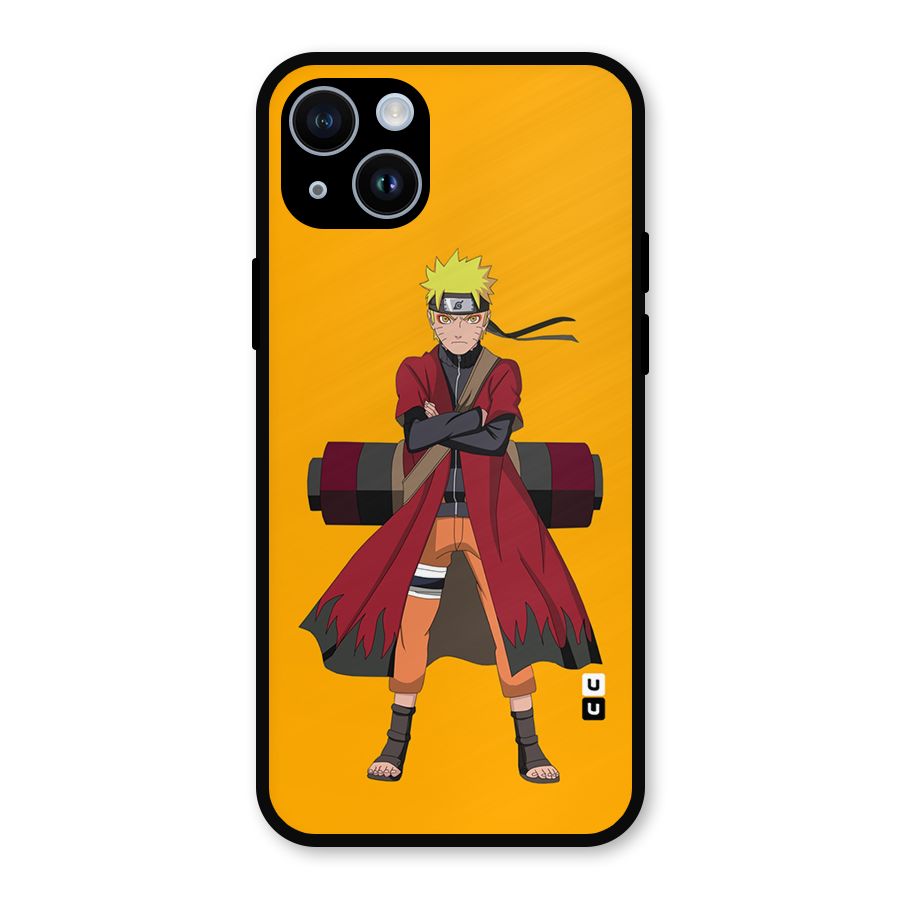 Naruto Uzumaki Art Metal Back Case for iPhone 14