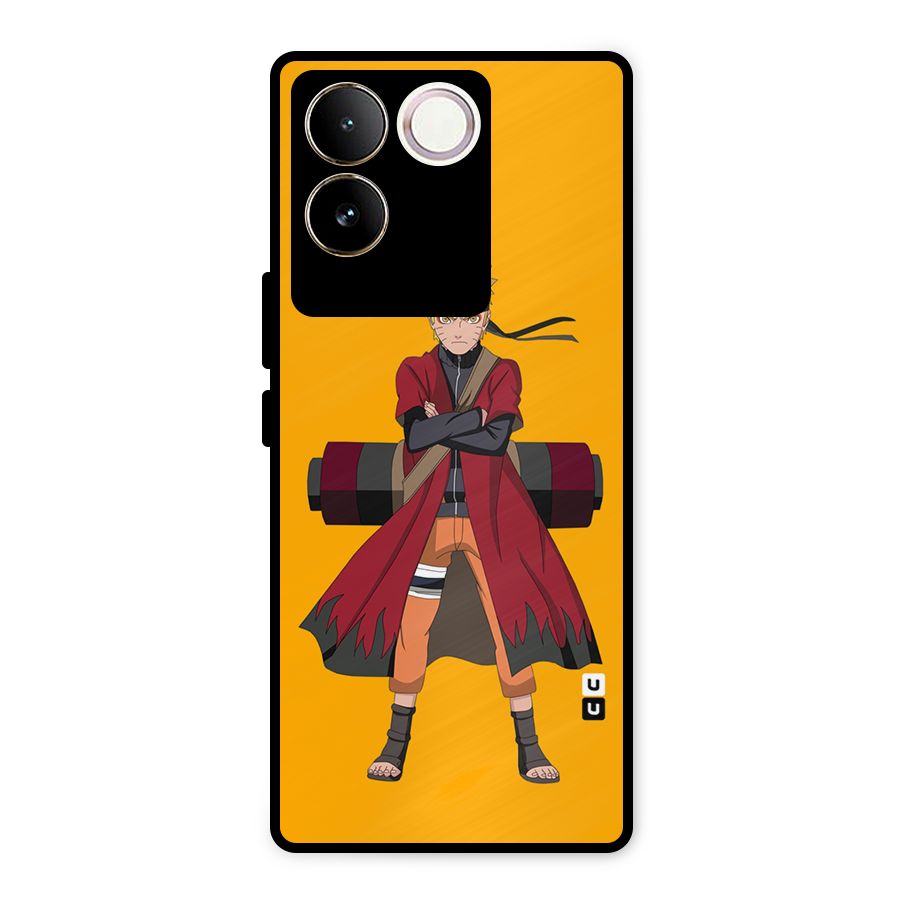 Naruto Uzumaki Art Metal Back Case for iQOO Z7 Pro
