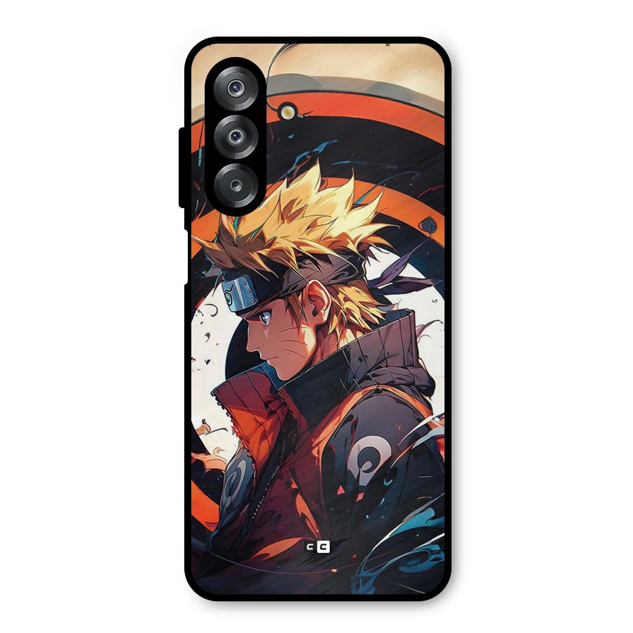 Naruto Uzumaki Combat Metal Back Case for Galaxy A26