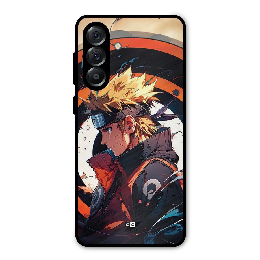 Naruto Uzumaki Combat Metal Back Case for Galaxy A56