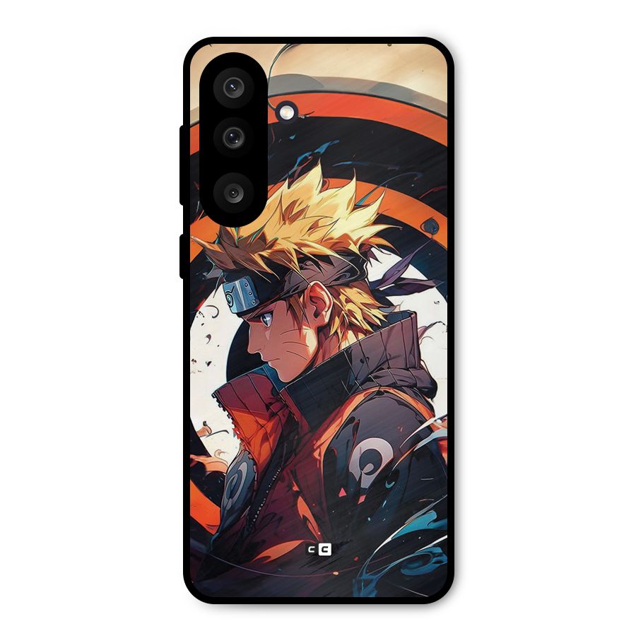 Naruto Uzumaki Combat Metal Back Case for Galaxy F56