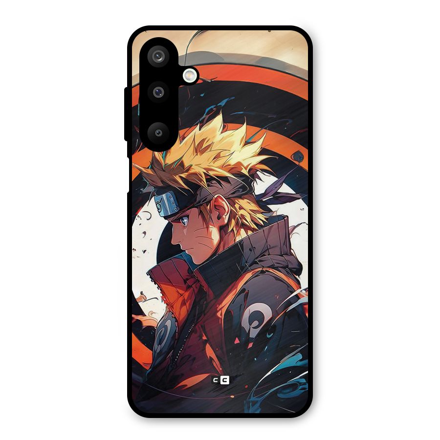 Naruto Uzumaki Combat Metal Back Case for Galaxy M16