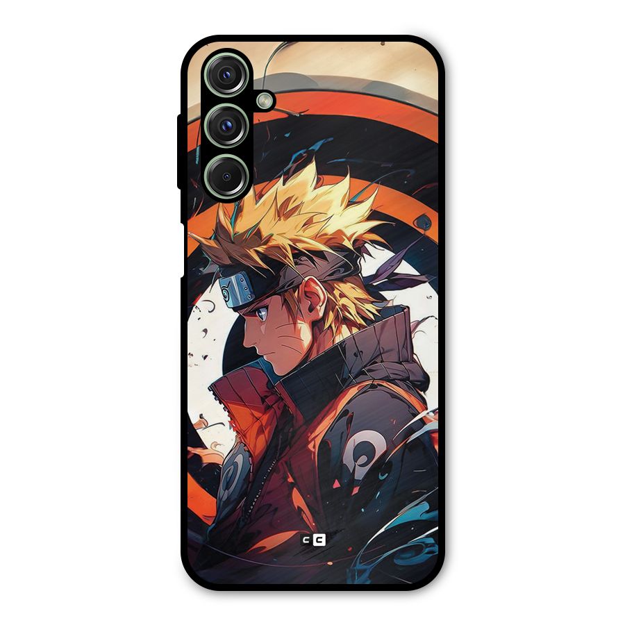 Naruto Uzumaki Combat Metal Back Case for Galaxy M34