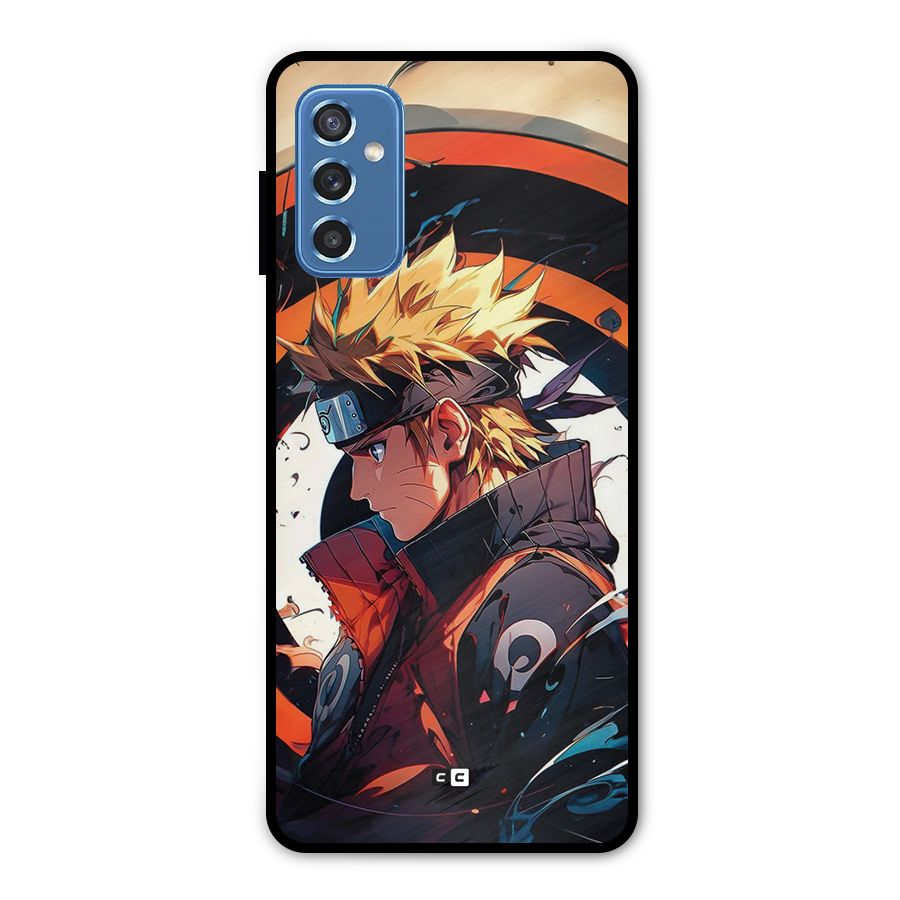 Naruto Uzumaki Combat Metal Back Case for Galaxy M52 5G