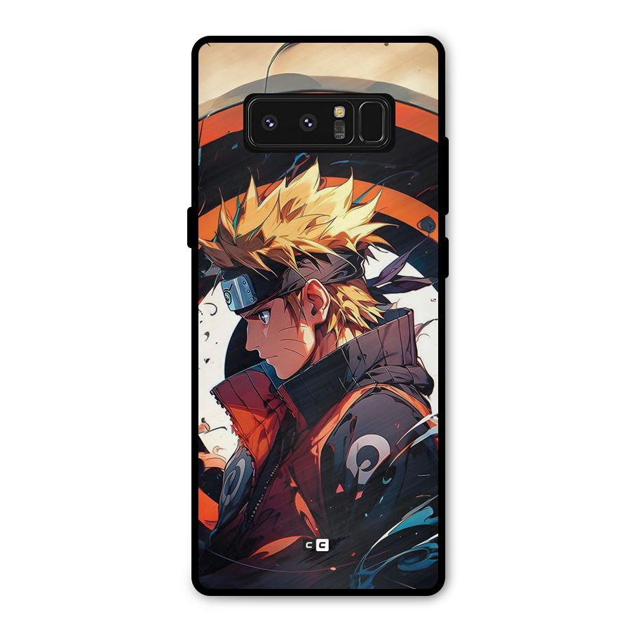 Naruto Uzumaki Combat Metal Back Case for Galaxy Note 8