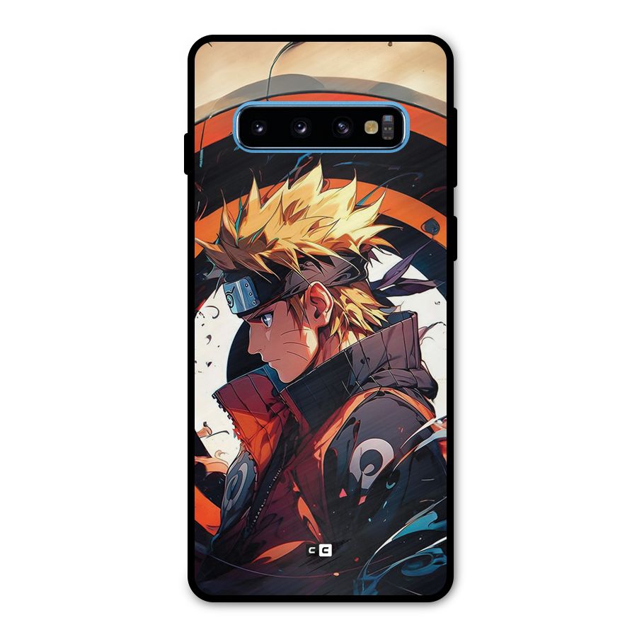 Naruto Uzumaki Combat Metal Back Case for Galaxy S10