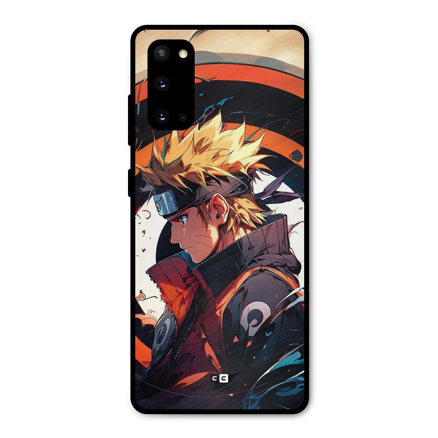Naruto Uzumaki Combat Metal Back Case for Galaxy S20