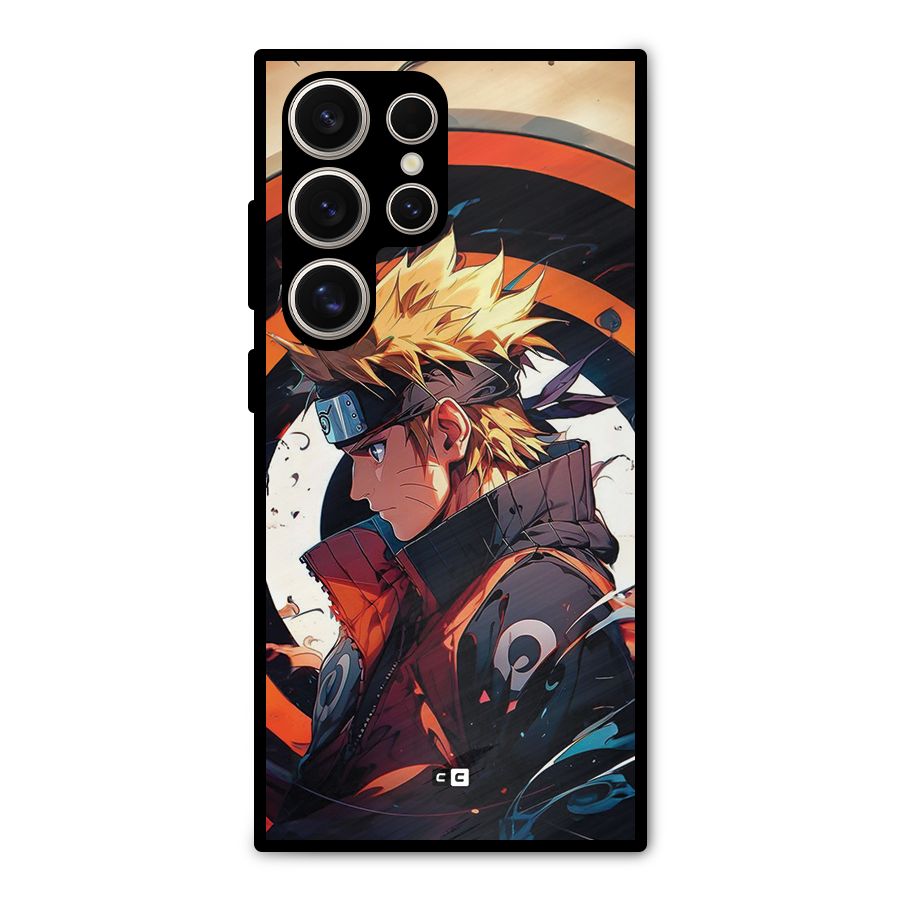 Naruto Uzumaki Combat Metal Back Case for Galaxy S24 Ultra