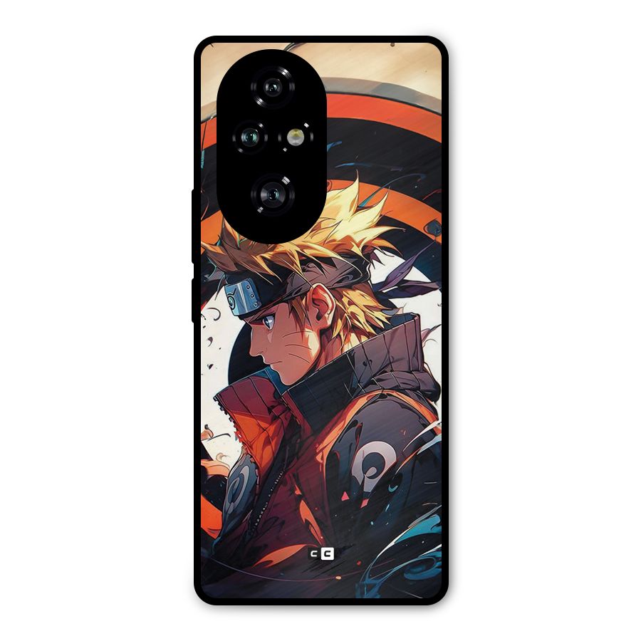 Naruto Uzumaki Combat Metal Back Case for Honor 200 Pro