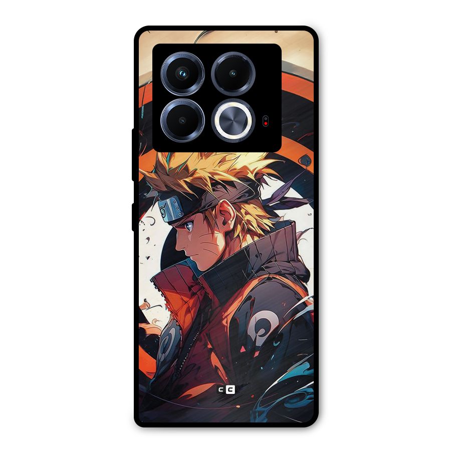 Naruto Uzumaki Combat Metal Back Case for Infinix Note 40 5G