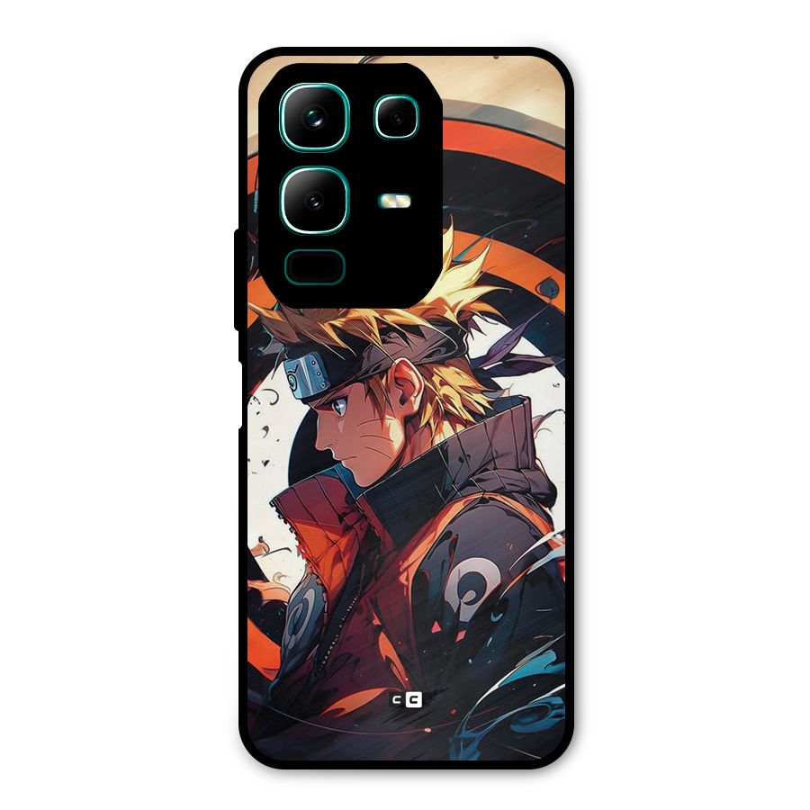 Naruto Uzumaki Combat Metal Back Case for Infinix Note 50x