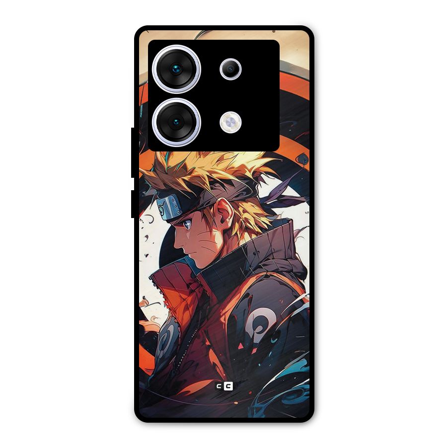Naruto Uzumaki Combat Metal Back Case for Infinix Zero 30 5G