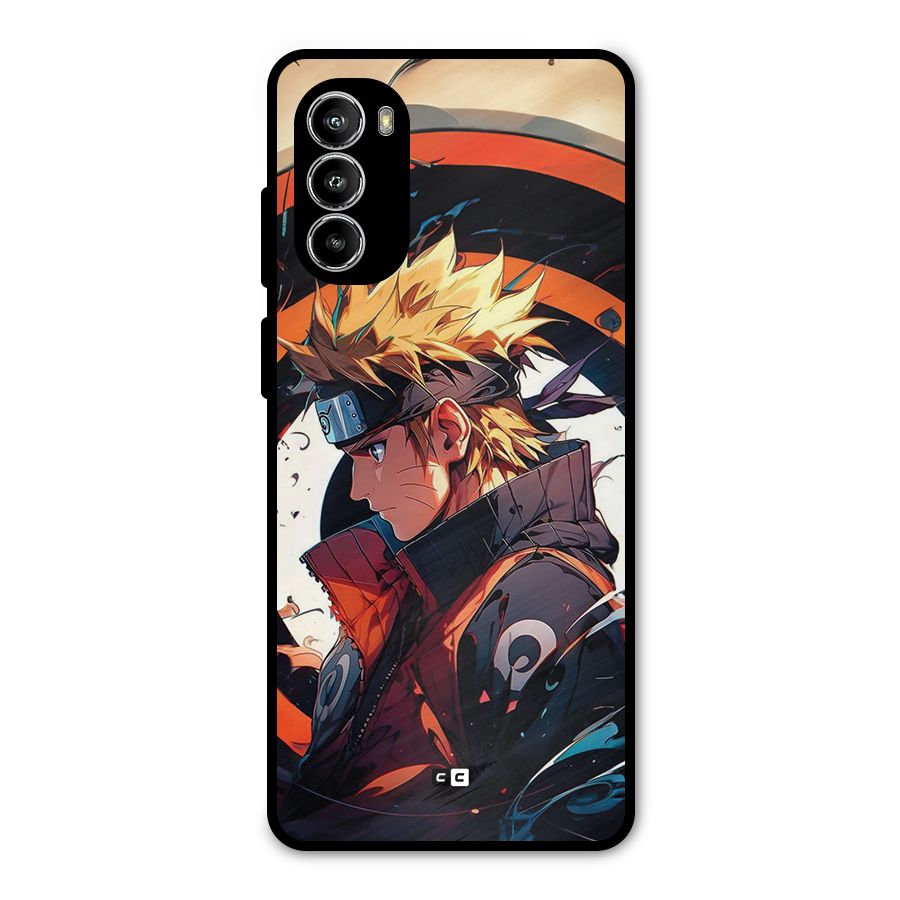 Naruto Uzumaki Combat Metal Back Case for Moto G52