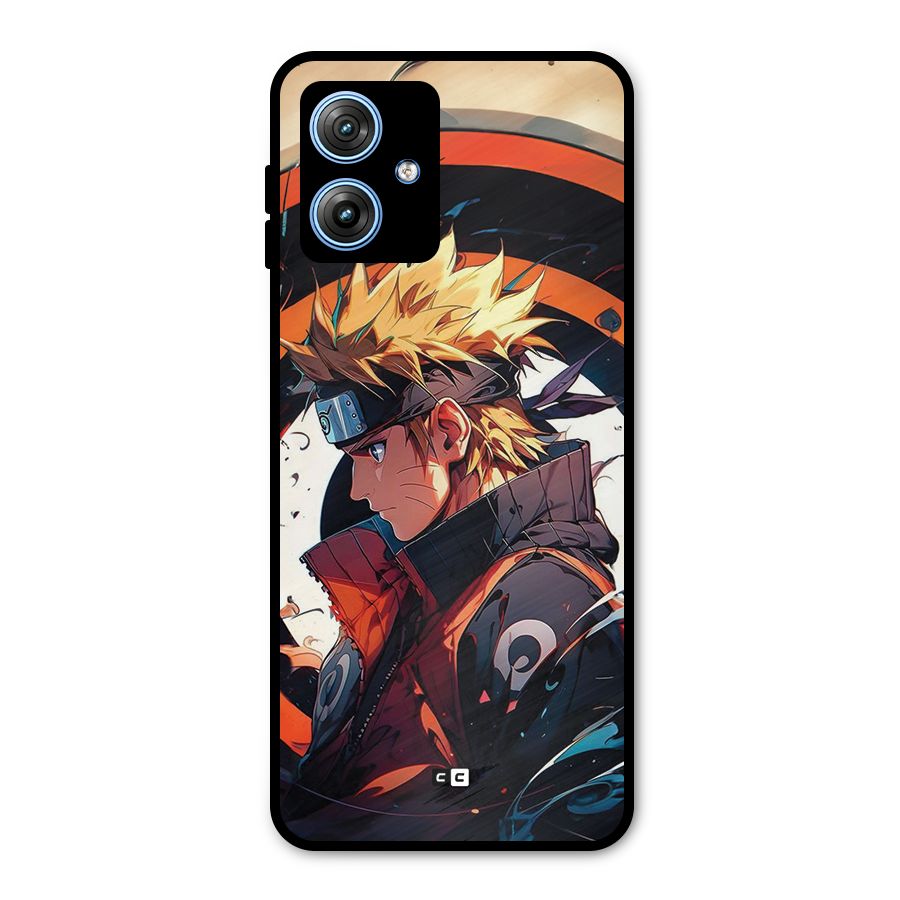Naruto Uzumaki Combat Metal Back Case for Moto G54