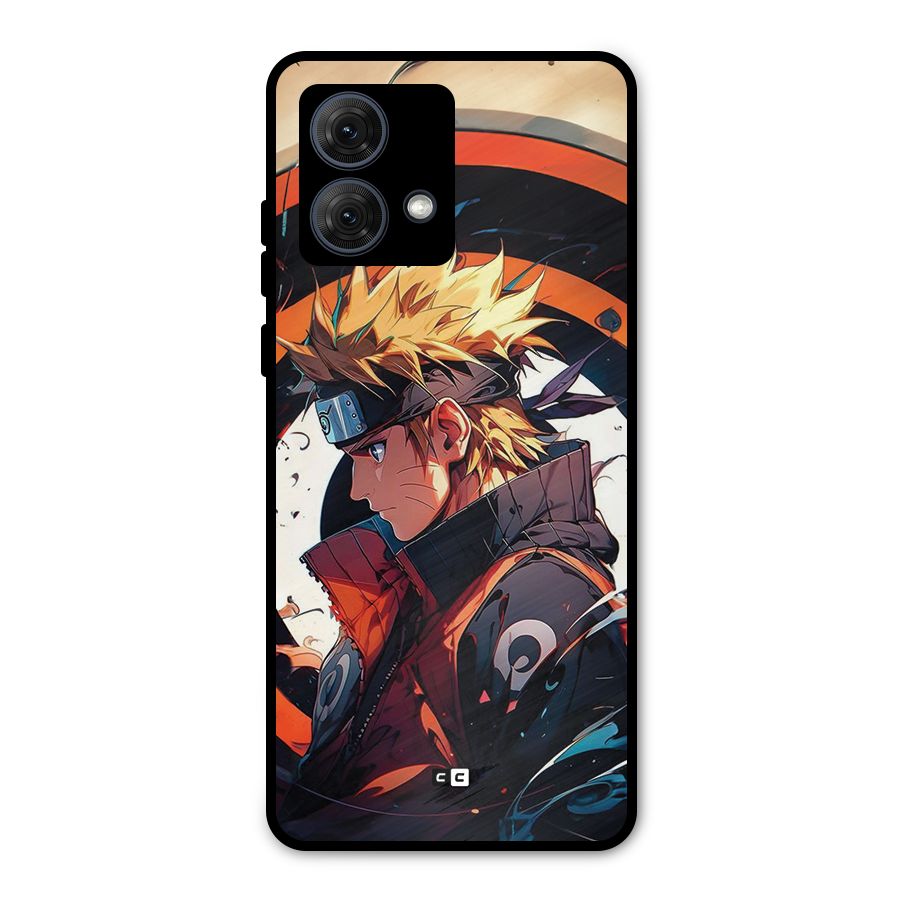 Naruto Uzumaki Combat Metal Back Case for Moto G84